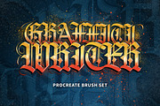 Graffiti Writer Procreate Brushes, a Brush Add-On by Jake Rainis (Thumbnail 1 of 15)