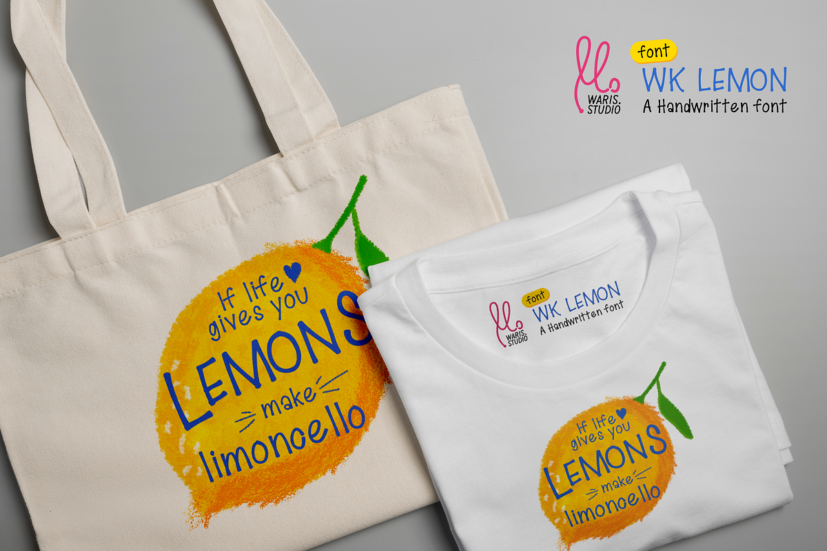 Lemon - Modern & Organic Handwritten, a Handwritten Font by Waris Studio (Photo 5 of 9)