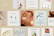 Beauty Instagram Templates, a Templates & Theme by Mia Branding Studio (Thumbnail 1 of 5)