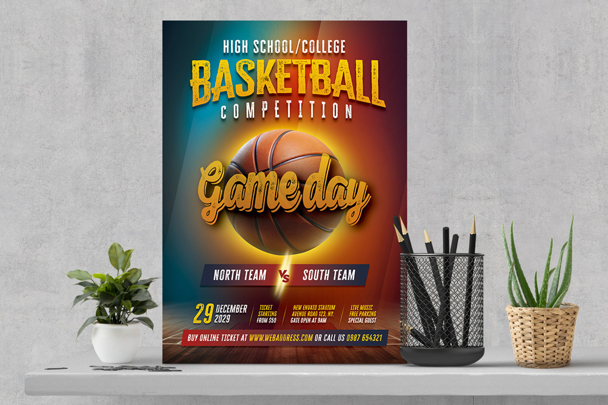 Basketball Competition Flyer, a Flyer Template by Boostock (Photo 4 of 4)