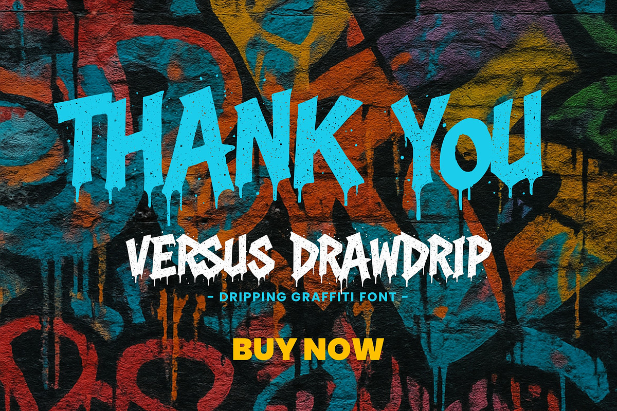 Dripping Graffiti Font, a Script Font by Art StoreID (Photo 12 of 12)