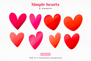 Valentines day clipart, red love art, an Illustration by Harmony Draws (Thumbnail 4 of 7)
