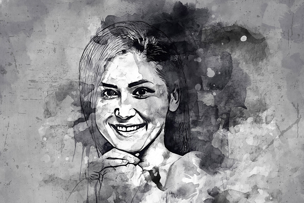 Mixed Watercolor Art Photo Effect, an Action Add-On by Photoshop Action (Photo 11 of 23)