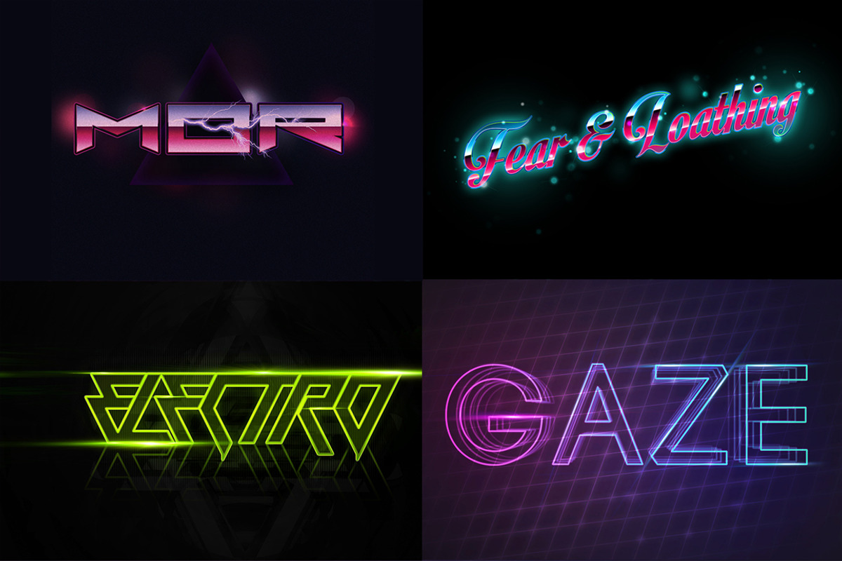 Light Text Effects, a Layer Style Add-On by GothLab (Photo 3 of 3)