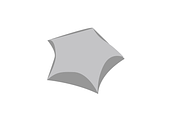 Star Shaped Pillow Box Template, a Design Template by Dieline (Thumbnail 1 of 2)
