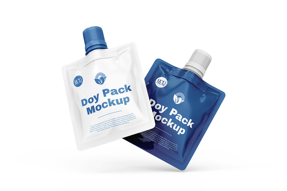 Doy Pack PSD Pouch Packaging Mockup, a Packaging Mockup by Ram Studio LLC (Photo 3 of 11)