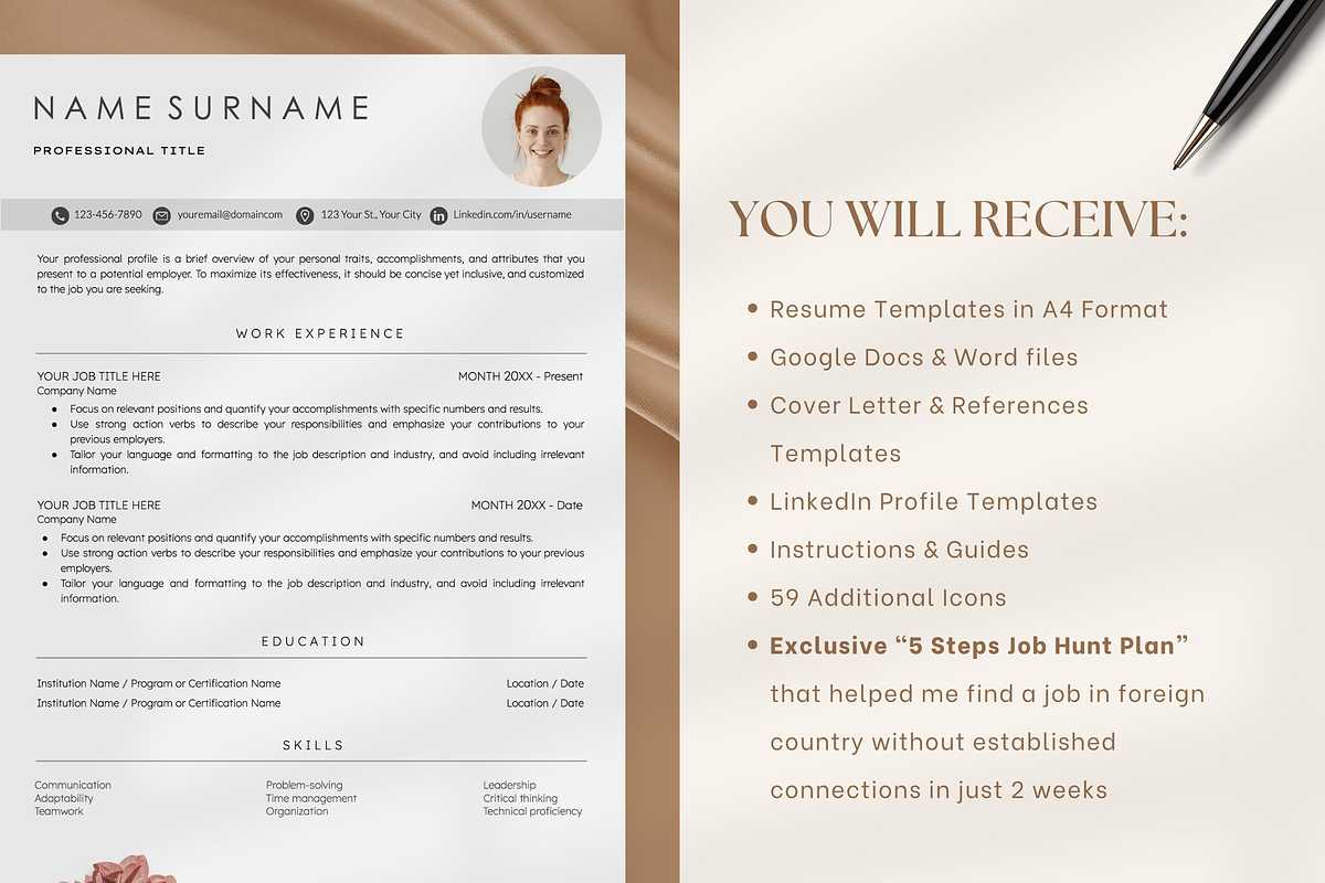 US Federal Resume Template, a Resume Template by OkiDocs Resume Templates (Photo 5 of 9)