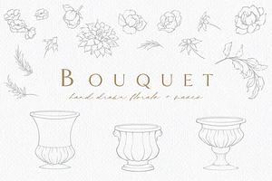 DIY Illustrated Bouquet Kit 01