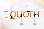 Calgen Display Iconic Branding Font, a Sans Serif Font by TokoPress (Thumbnail 9 of 13)