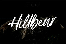 Hillbear - Handbrush Script Font