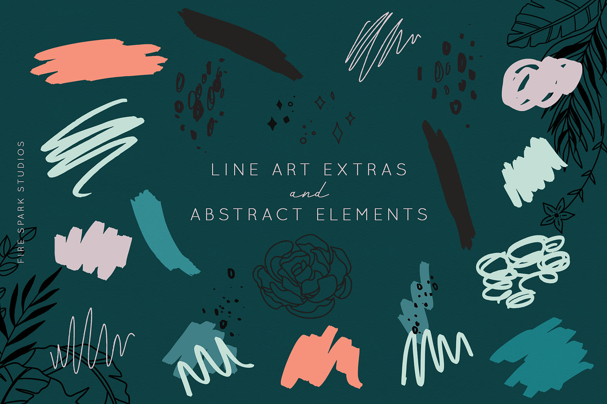 Greenery Illustrations and Textures, an Object Graphic by Fire Spark Studio (Photo 5 of 9)