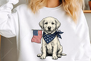 4Th of July Patriotic USA Flag PNG, a Seasonal Illustration by Canvas Craft (Thumbnail 4 of 6)