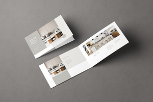 Landscape Bifold Brochure Mockups