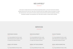 Designer - OnePage WordPress Theme