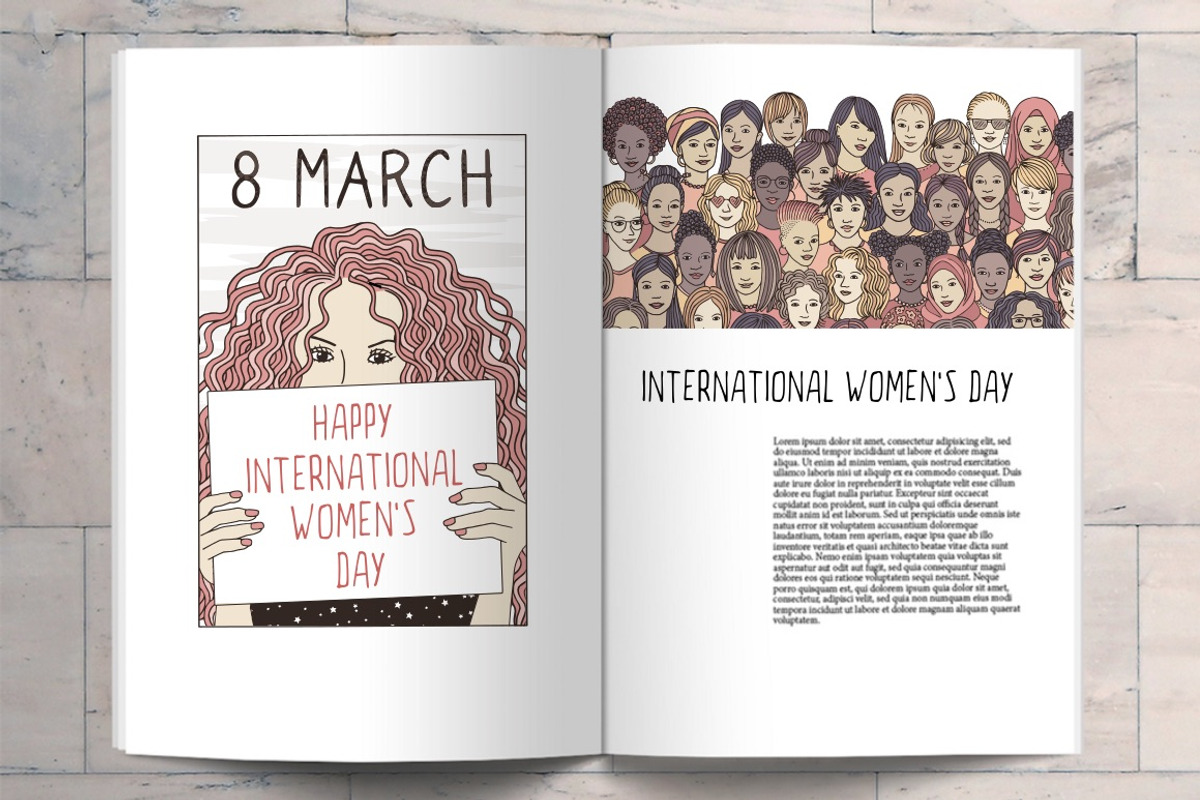 International Women's Day Banners, an Illustration by Franzi draws (Photo 2 of 4)