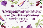 Les Fruits Brush Font, a Script Font by Nicky Laatz (Thumbnail 4 of 5)