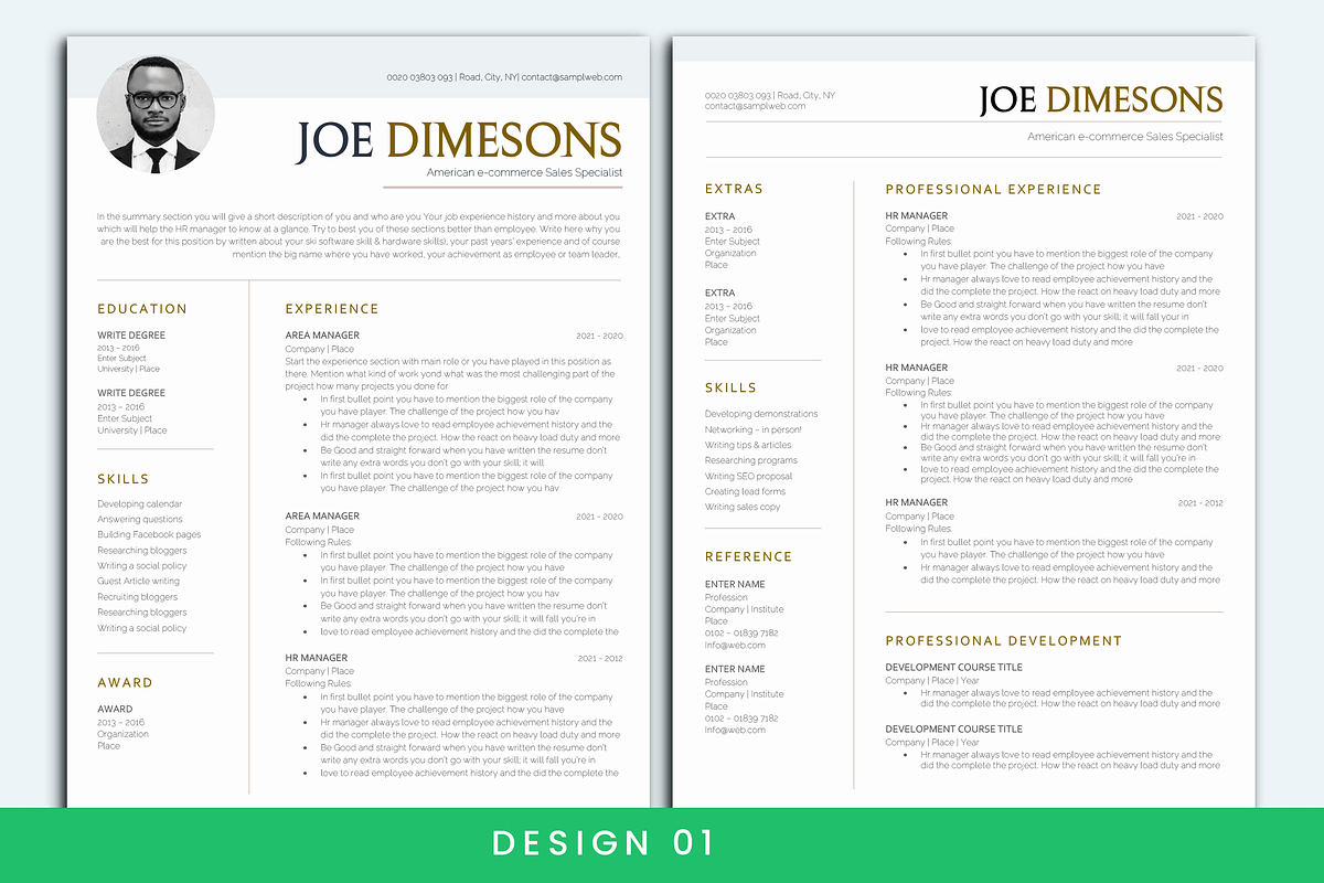 Resume & CV whole shop bundle, a Resume Template by paulresume (Photo 6 of 9)