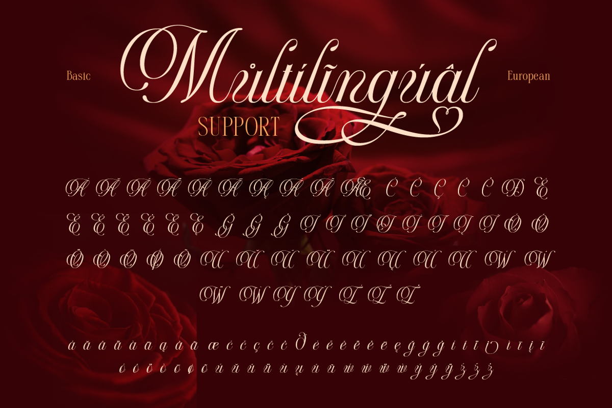 Berlyana Sensual, a Script Font by Burntilldead (Photo 12 of 14)