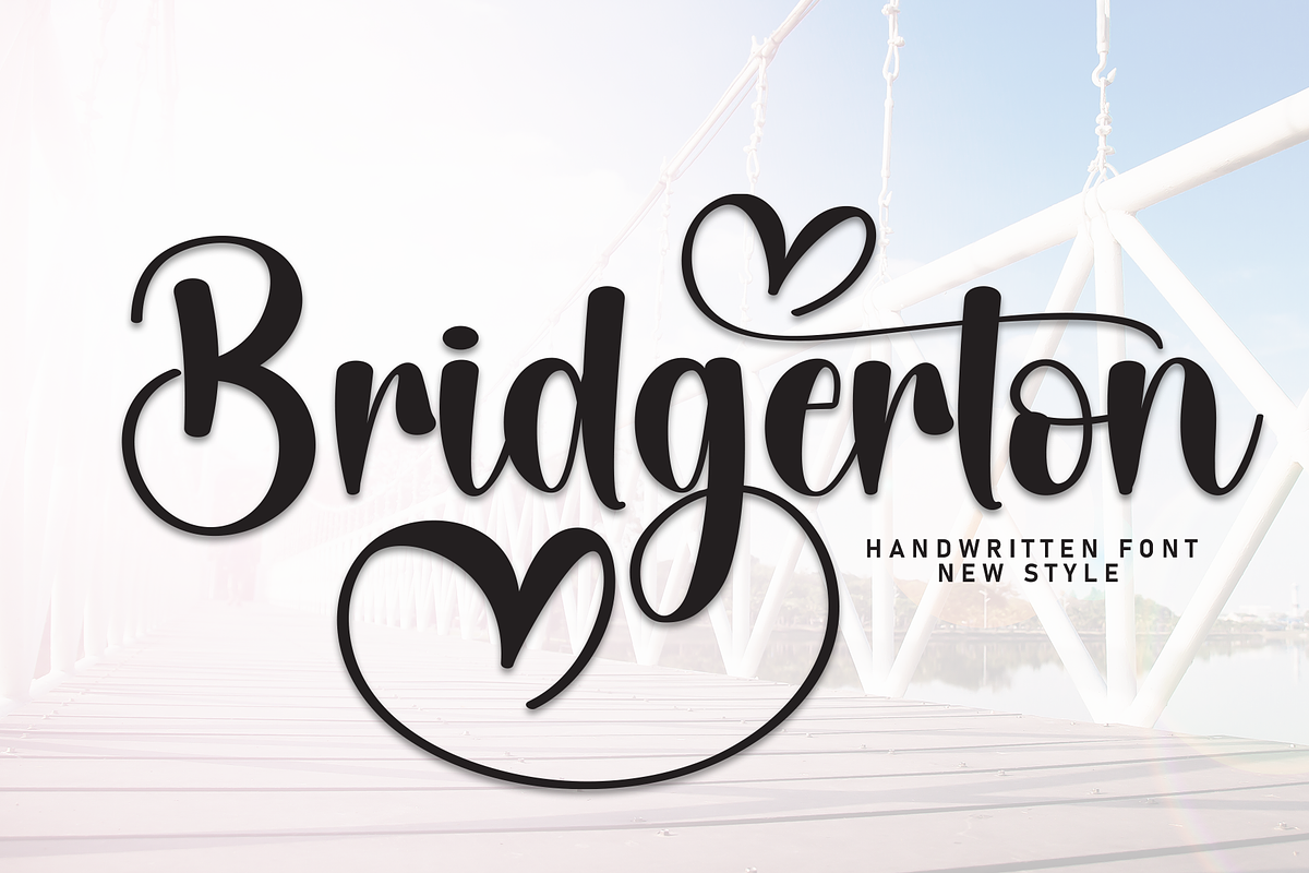 Bridgerton | Script Font, a Handwritten Font by Scratchones (Photo 1 of 9)