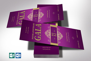 Pastor Anniversary Gala Ticket Word