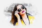 Realistic Watercolor Effect, an Action Add-On by liptouse (Thumbnail 9 of 9)