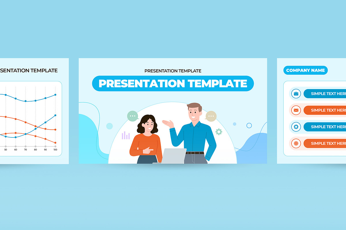 Business Plan PowerPoint Template, a Presentation Template by CreativeUP (Photo 2 of 6)