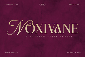 Noxivane — Stylish Serif Script