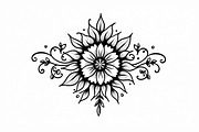 Elegant Floral Mandala Design, an Illustration by balal (Thumbnail 6 of 9)