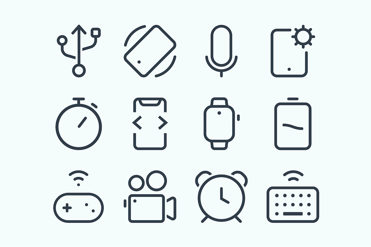 Devices Icons, an Icon by LuizDesign
