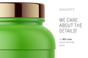 Matt nurtion jar mockup, a Packaging Mockup by Smarty Mockups (Thumbnail 4 of 5)