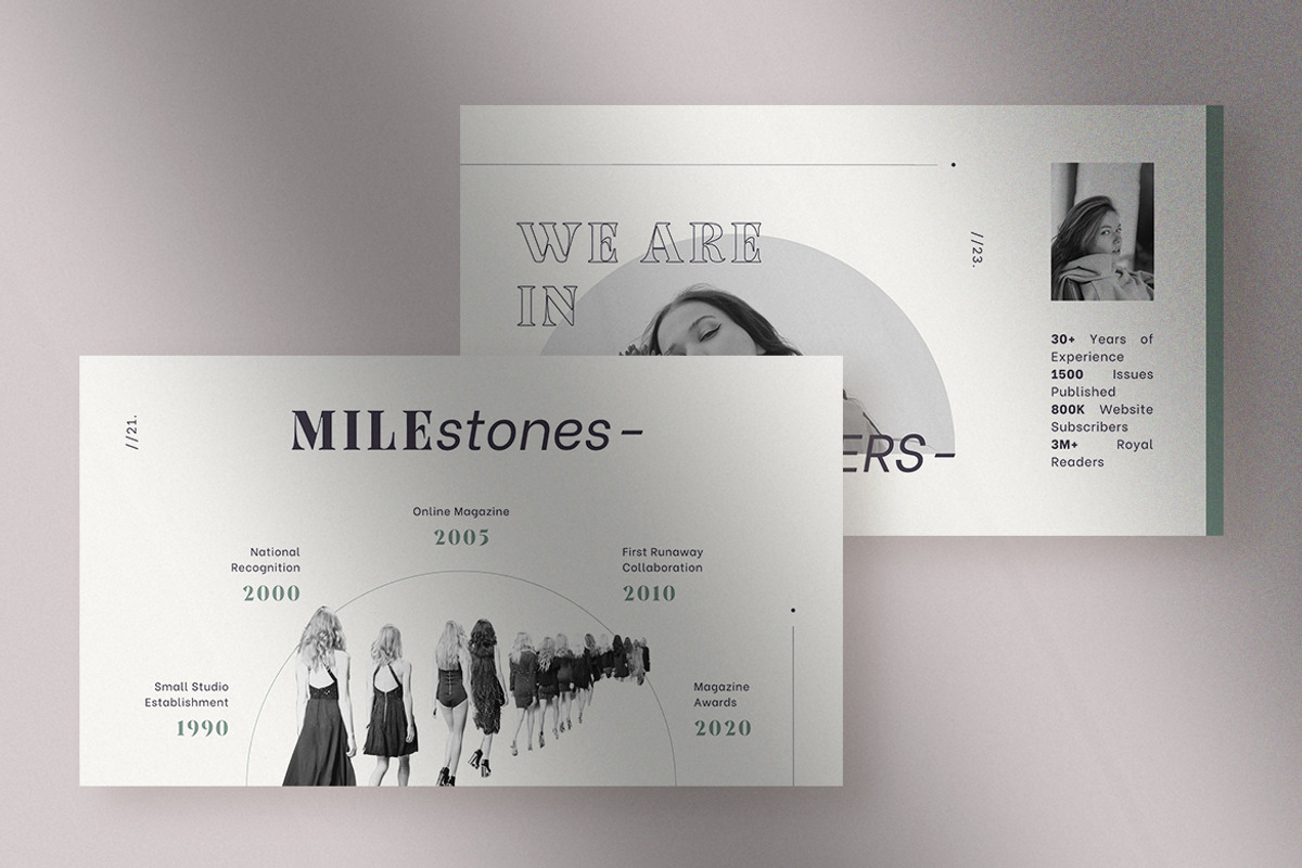 Evita Fashion Magazine Presentation, a Presentation Template by peterdraw (Photo 2 of 8)