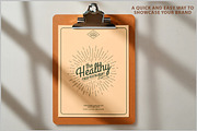 Menu Mockup - Top View PSD, an Advertising Mockup by Bruno's Shop (Thumbnail 2 of 4)