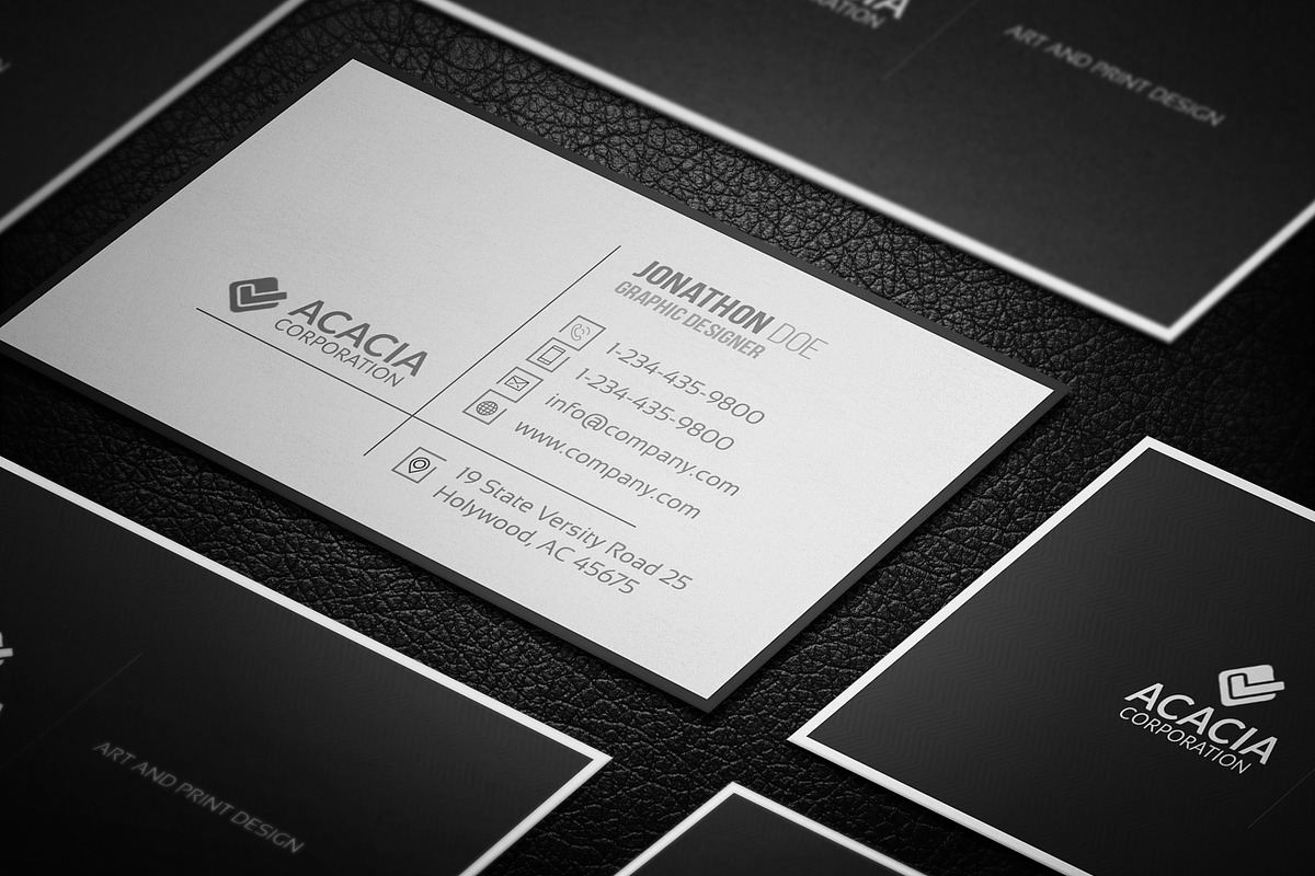 Simple Business Card, a Business Card Template by DesignGhar (Photo 3 of 3)