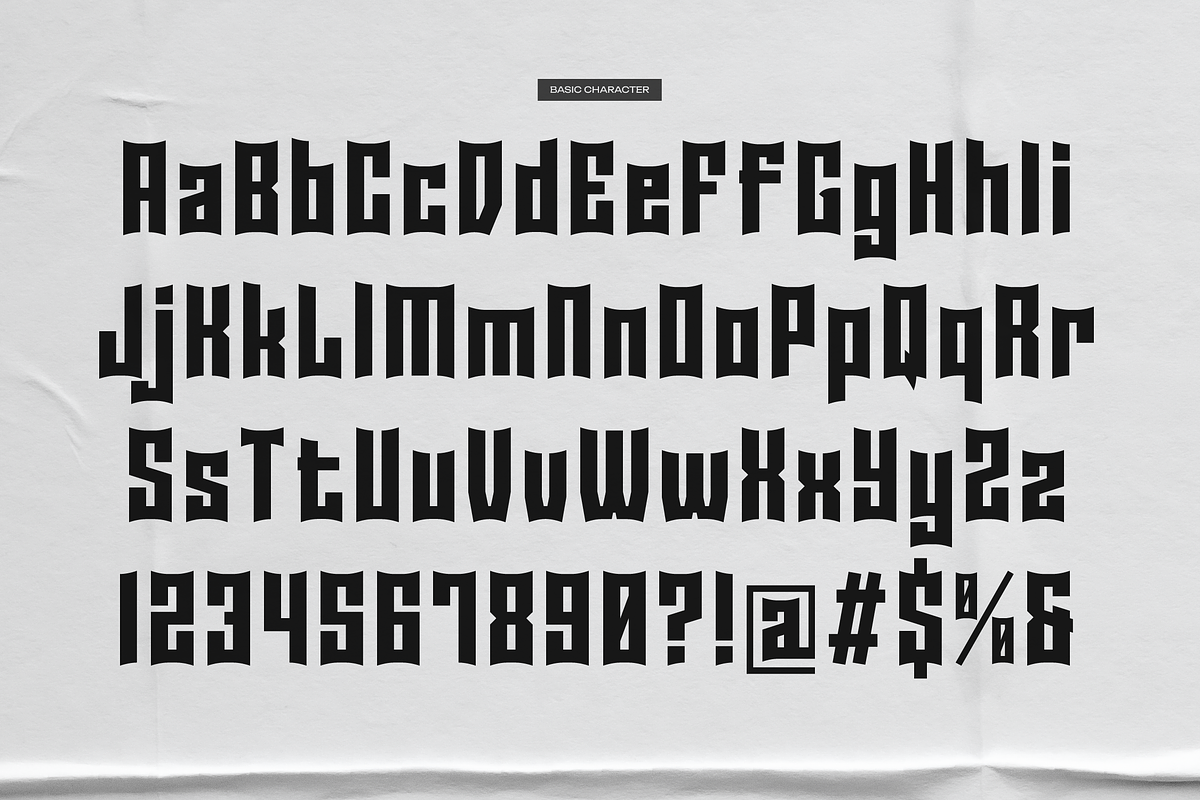 Core Raptor | Display Gothic Font, a Blackletter Font by gracetype_studio (Photo 10 of 12)