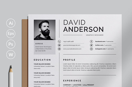 Clean Resume/CV Template