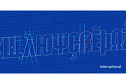 Hennigar, a Sans Serif Font by Sharkshock (Thumbnail 5 of 5)