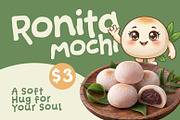 Mochi Green - Cozy & Display Font, a Handwritten Font by khurasan (Thumbnail 2 of 6)