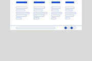 Line Wireframe Landing Page, a Landing Page Template by ContestDesign (Thumbnail 6 of 6)