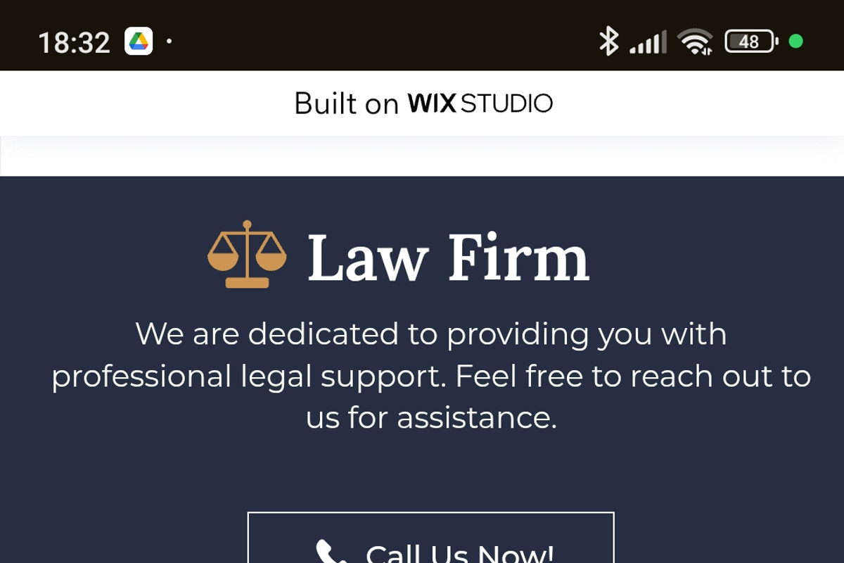 Law Firm - Wix Studio Website preview 4