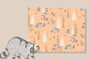Woodland Cute Animals Pattern, a Pattern Graphic by Lady Bruniere Design (Thumbnail 5 of 15)