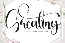 Greating | Script Font