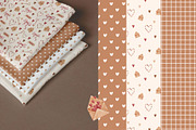 Watercolor patterns Valentine's Day, a Pattern Graphic by Pattern + watercolor (Thumbnail 3 of 9)