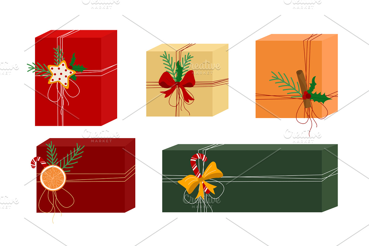 New Year and Christmas surprises in, an Object Illustration by Tati_Kli
