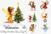Fantasy Christmas Fairy Clipart Bund, an Illustration by CrexoraLab (Thumbnail 1 of 5)