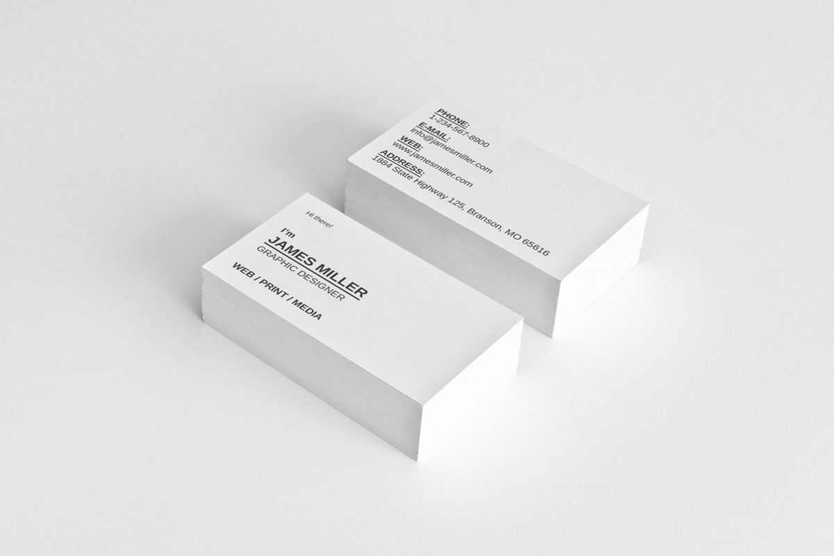 Simple Business Card Bundle - 8, a Business Card Template by ND Design (Photo 6 of 11)
