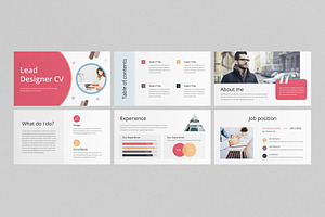 Lead Designer CV Template