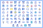 75 Technical Support Icons, a Solid Icon by Flat Icons (Thumbnail 2 of 7)