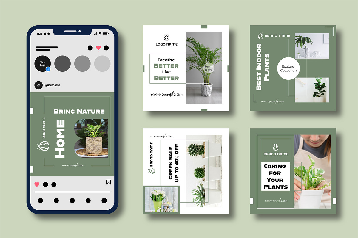 Green Lifestyle Plant Social Media