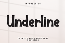 Underline | Script Font