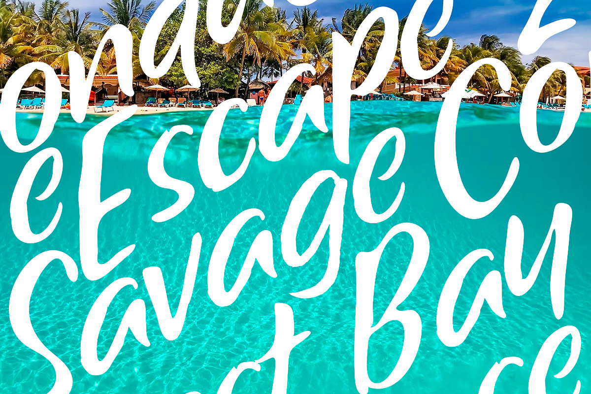 Roatan a font to relax the soul preview 4